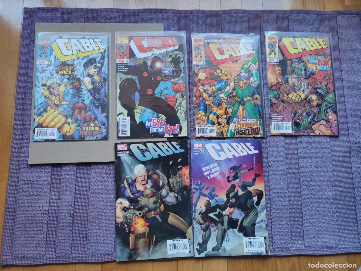 C&oacute;mics: LOTE CABLE VARIADO 6 COMICS. USA .CON FUNDAS. - Foto 1
