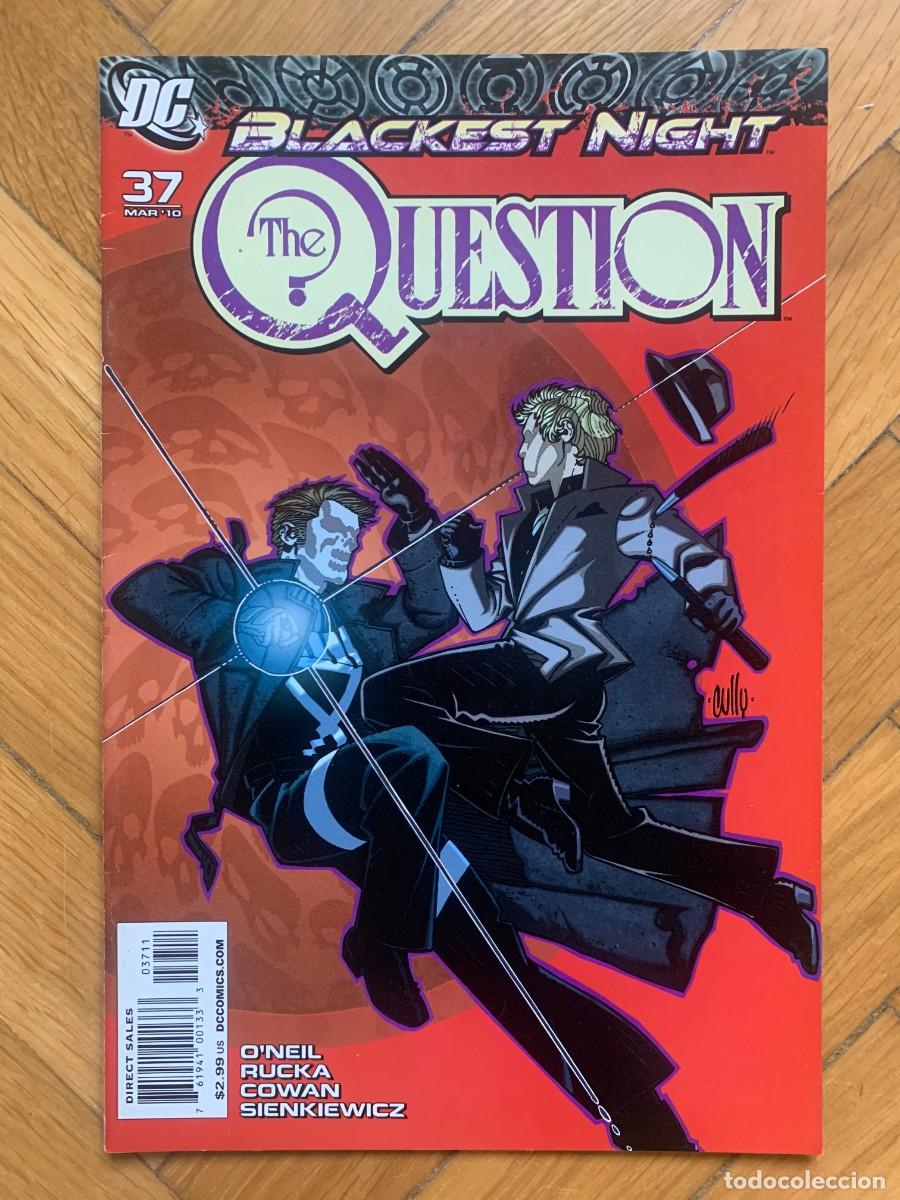 C&oacute;mics: Question 37: Blackest Night - Excelente Estado - Foto 1