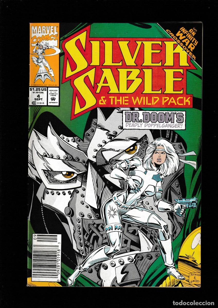 C&oacute;mics: SILVER SABLE 4 - MARVEL 1992 / GREGORY WRIGHT & STEVEN BUTLER / DOCTOR DOOM / INFINITY WAR - Foto 1