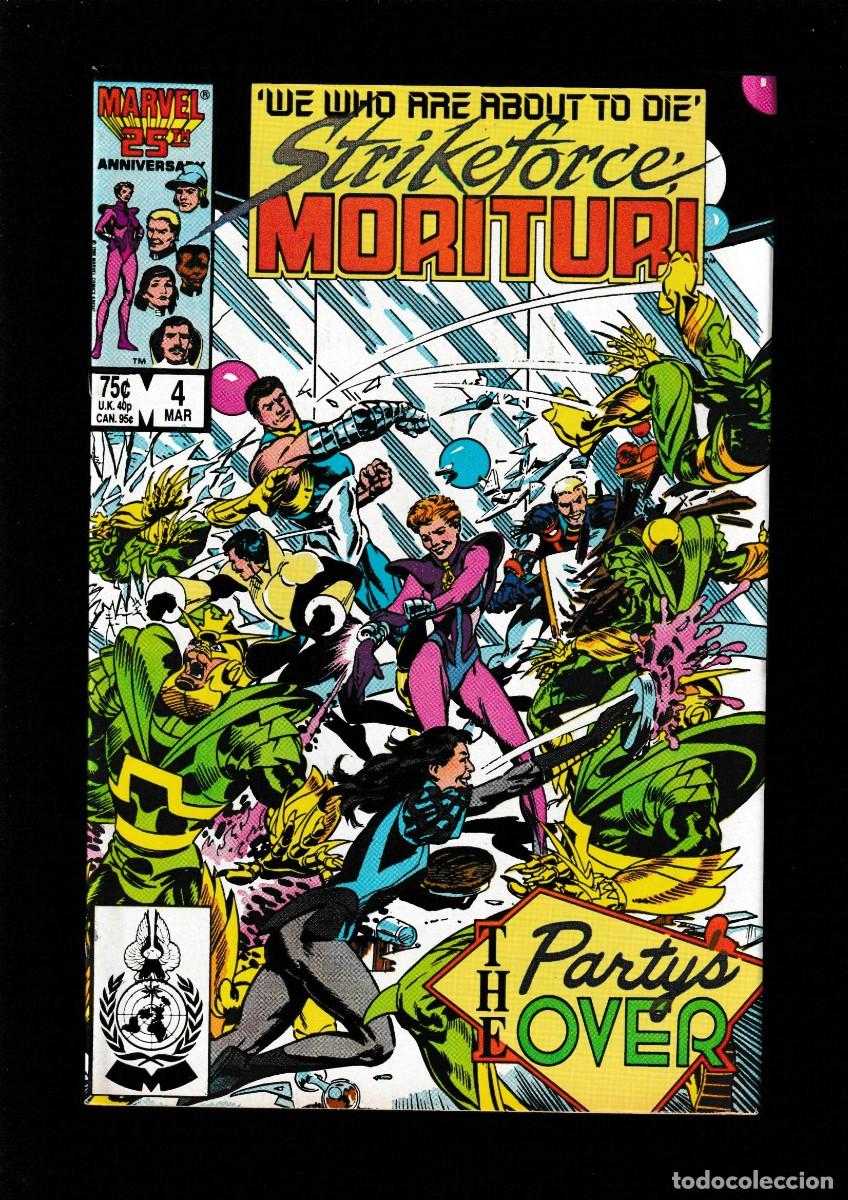 C&oacute;mics: STRIKEFORCE MORITURI 4 - MARVEL 1987 VFN/NM - Foto 1