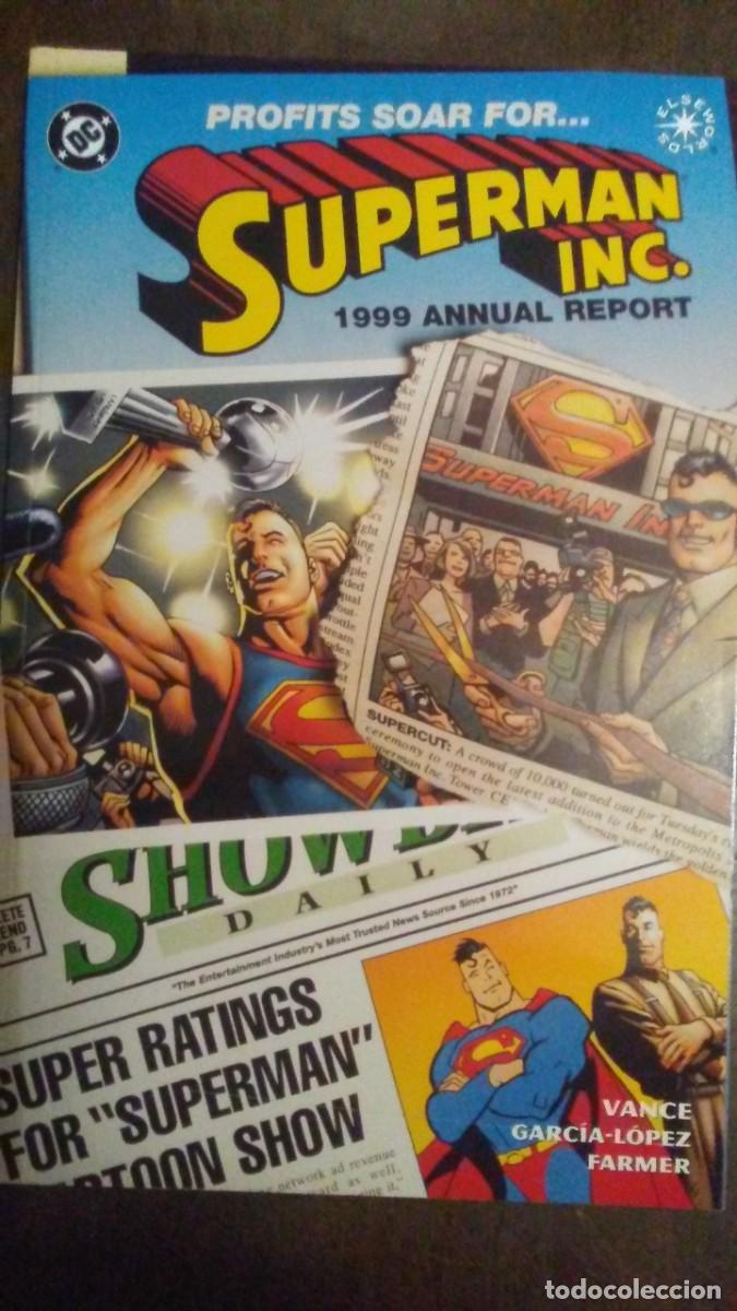 C&oacute;mics: SUPERMAN INC. 1999 ANNUAL REPORT - ELSEWORLDS - Foto 1