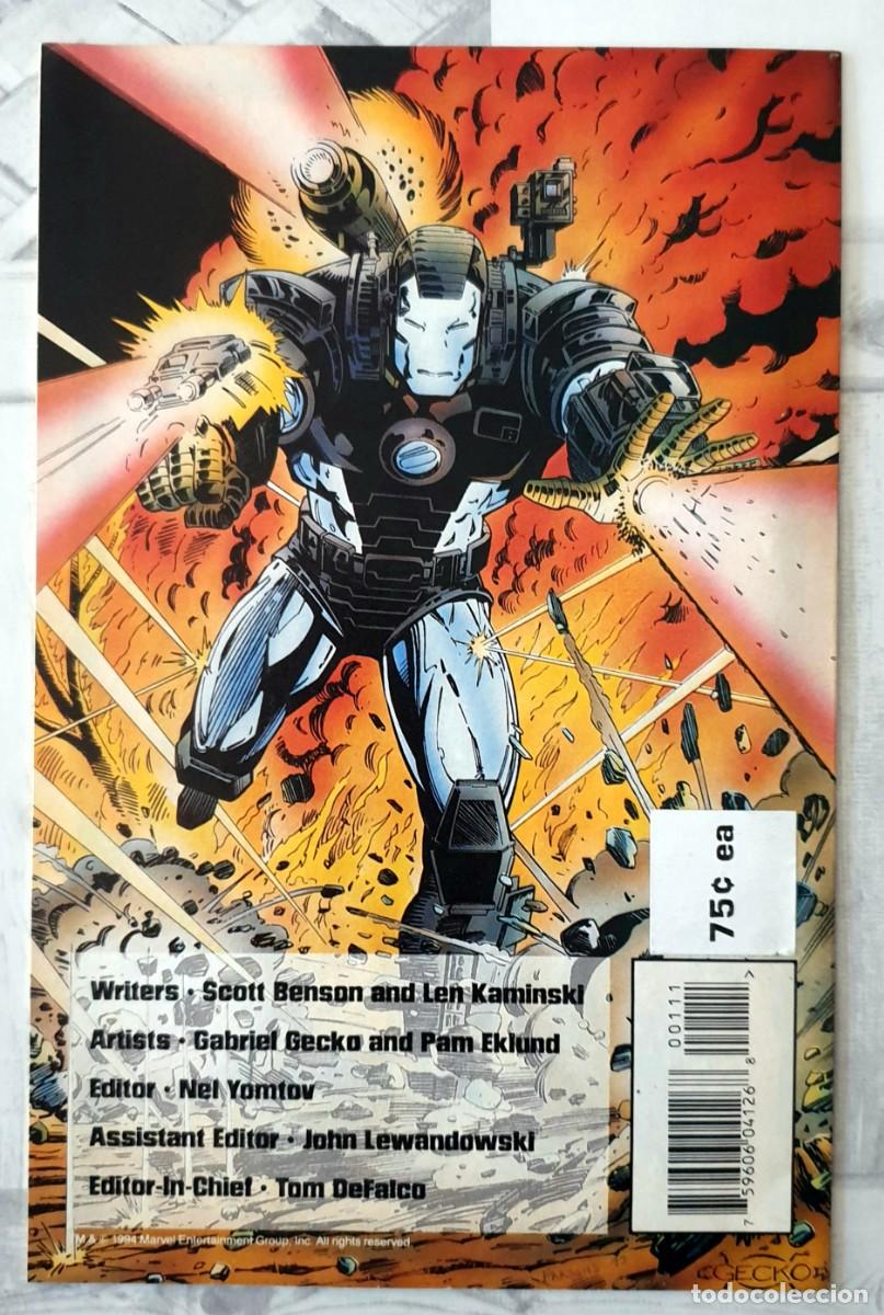 C&oacute;mics: WAR MACHINE ASHCAN EDITION #1. Original en ingles. Marvel Comics 1994. - Foto 2