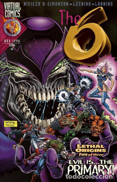 C&oacute;mics: THE 6 #2, VIRTUAL COMICS, 1.996, USA - Foto 1