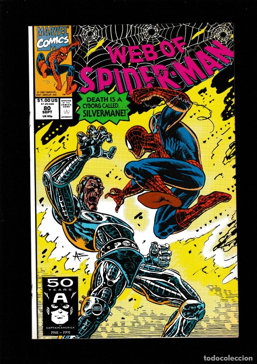 C&oacute;mics: WEB OF SPIDER-MAN 80 - MARVEL 1991 - Foto 1