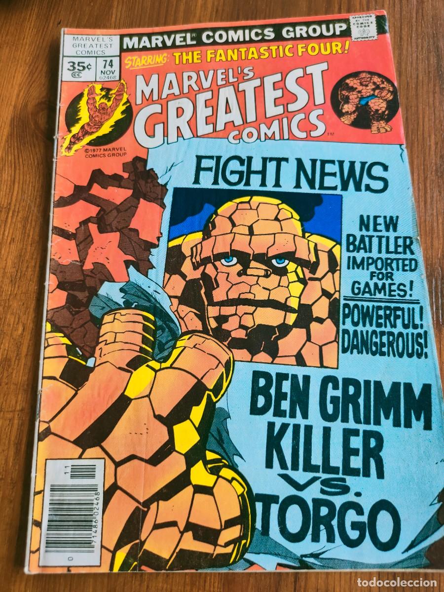 C&oacute;mics: Marvels Greatest Comics 74 The Fantastic Four - Foto 1