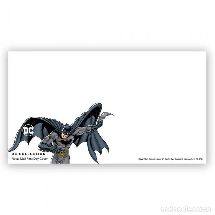 C&oacute;mics: BATMAN DC - SOBRE POSTAL Y TARJETA TEMATICA - NUEVO - EN INGLES - Foto 1