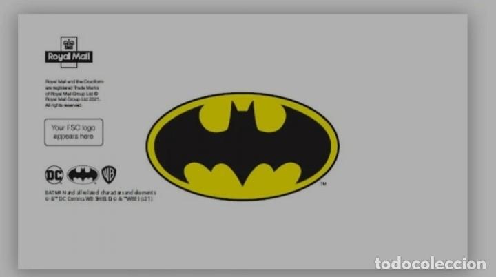 C&oacute;mics: BATMAN DC - SOBRE POSTAL Y TARJETA TEMATICA - NUEVO - EN INGLES - Foto 2