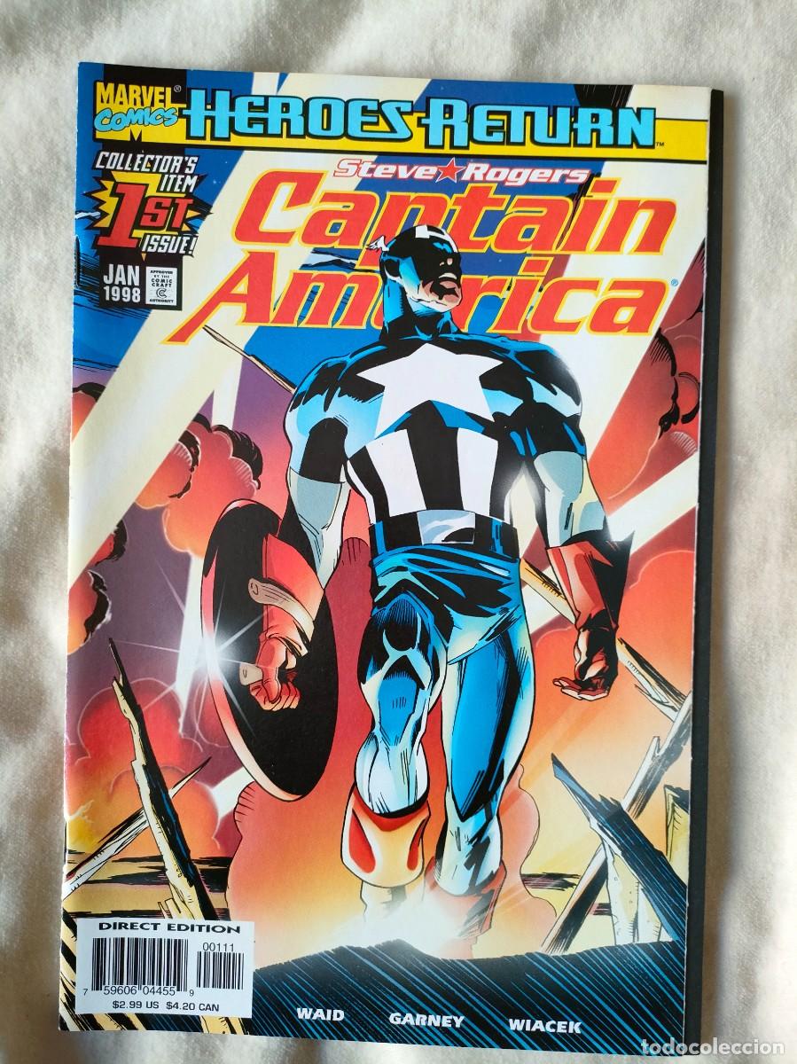 C&oacute;mics: Captain America 1. Heroes return - Foto 1