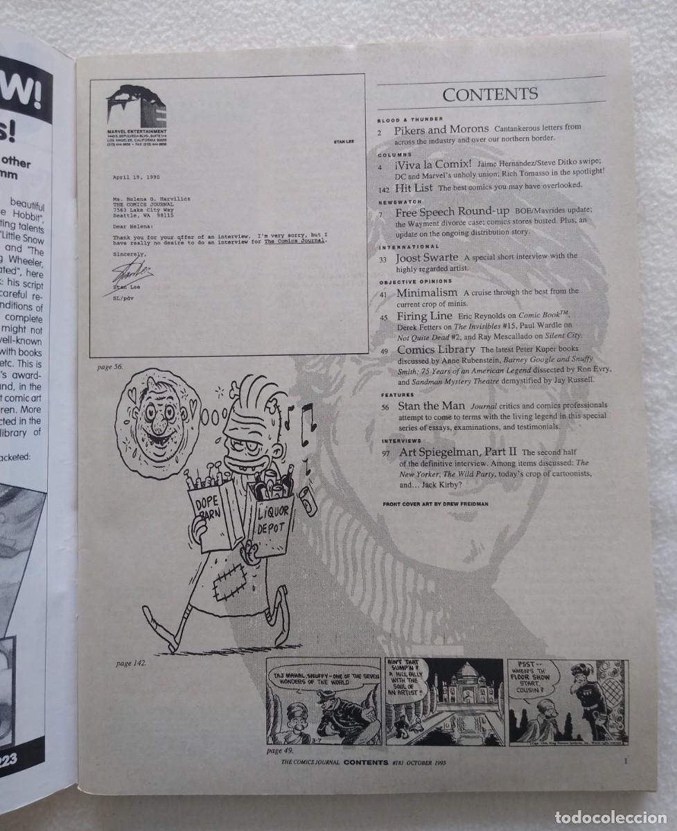 C&oacute;mics: The Comics Journal # 181 (1995) Stan Lee - Foto 6