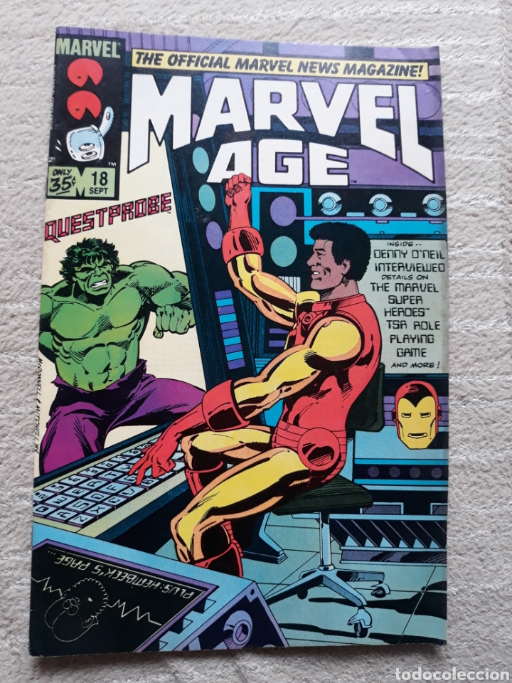 C&oacute;mics: MARVEL AGE # 18 - MARVEL, 1984 - Foto 1