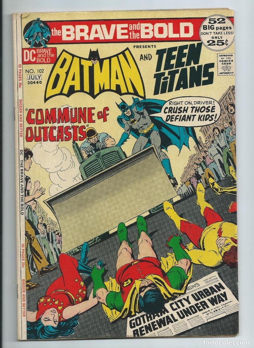 batman : the brave and the bold nº 102 (1972). - Compra venta en  todocoleccion