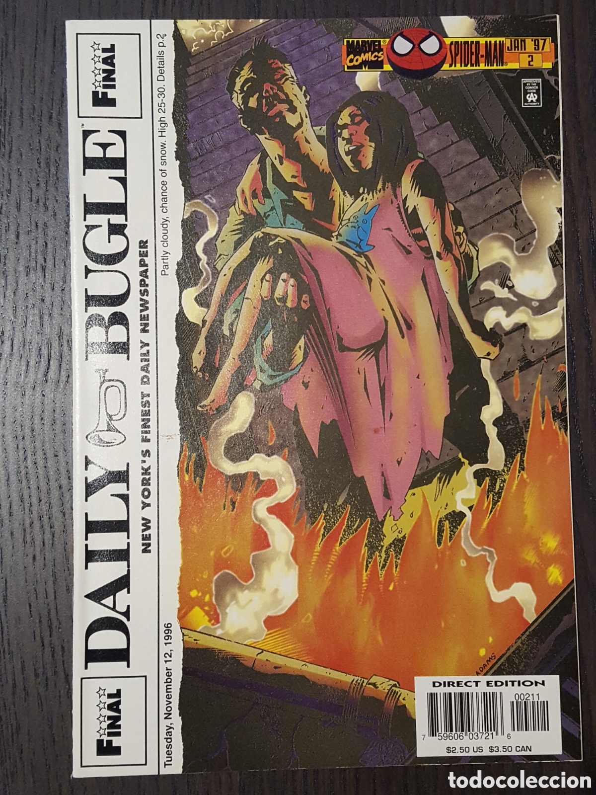 C&oacute;mics: Comic book - Daily Bugle (1996) #1, 2 y 3 - Spiderman - Marvel Comics - Paul Grist - Foto 4