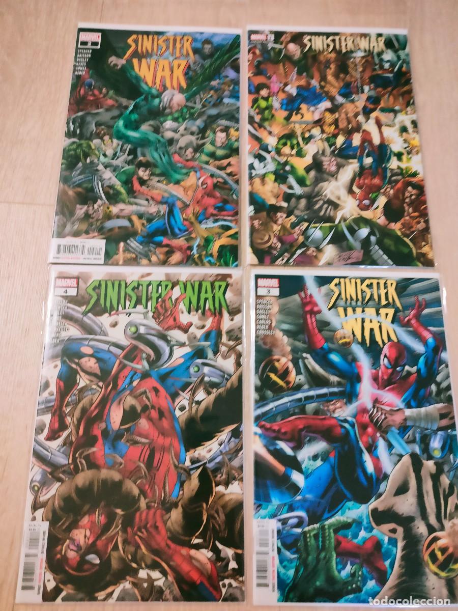 C&oacute;mics: Sinister Wars 1 2 3 4 Complete Spiderman Marvel 2021 - Foto 1