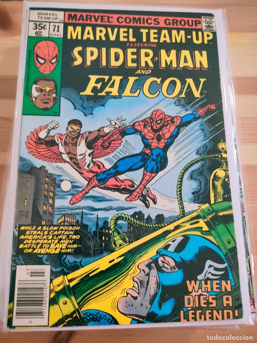 C&oacute;mics: Marvel Team Up 71 Spider Man and Falcon 1978 - Foto 1