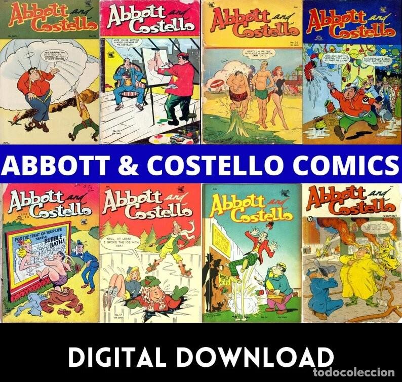 C&oacute;mics: Pulp Comics Collection Abbott and Costello. 32 PDF issues. - Foto 1