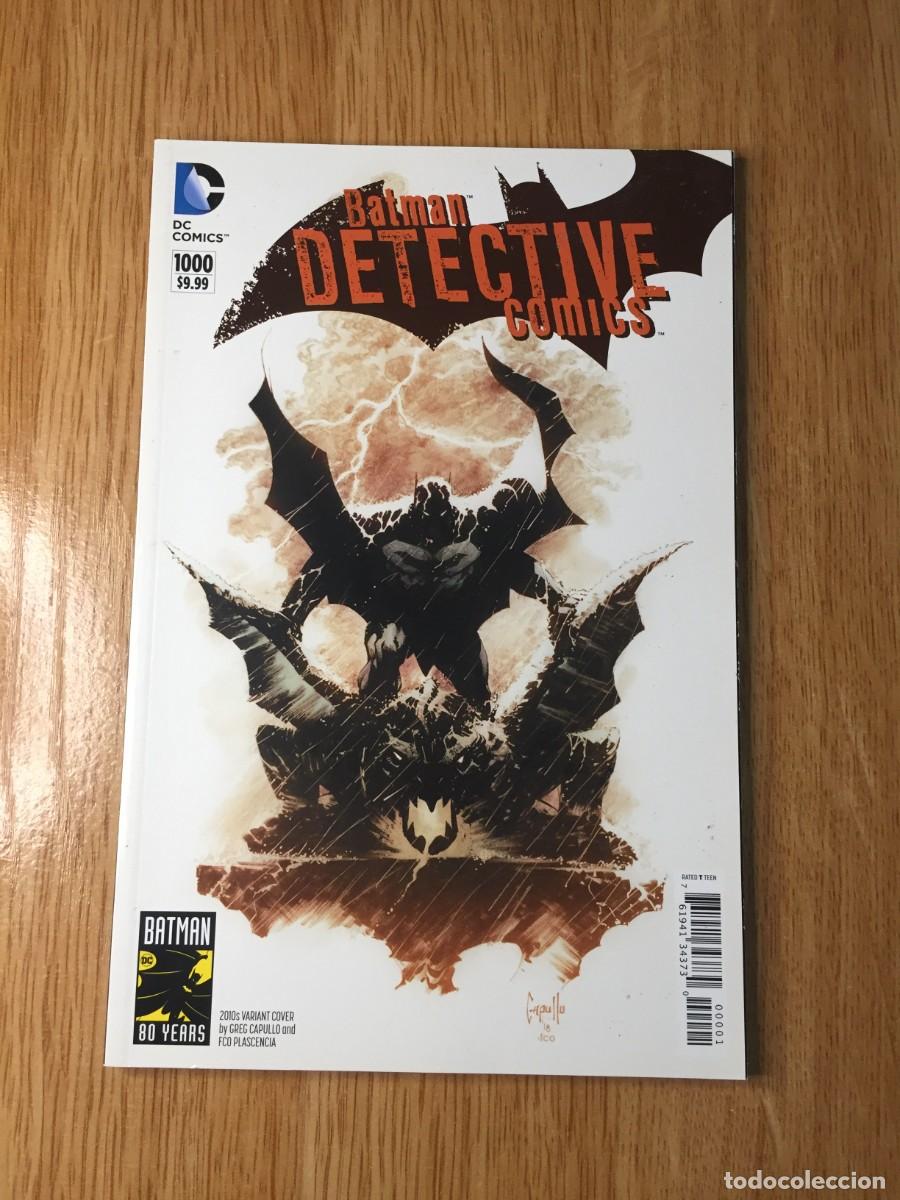 C&oacute;mics: BATMAN DETECTIVE COMICS 1000 (EN INGL&Eacute;S) PORTADA 2010S GREG CAPULLO DC COMICS - Foto 1