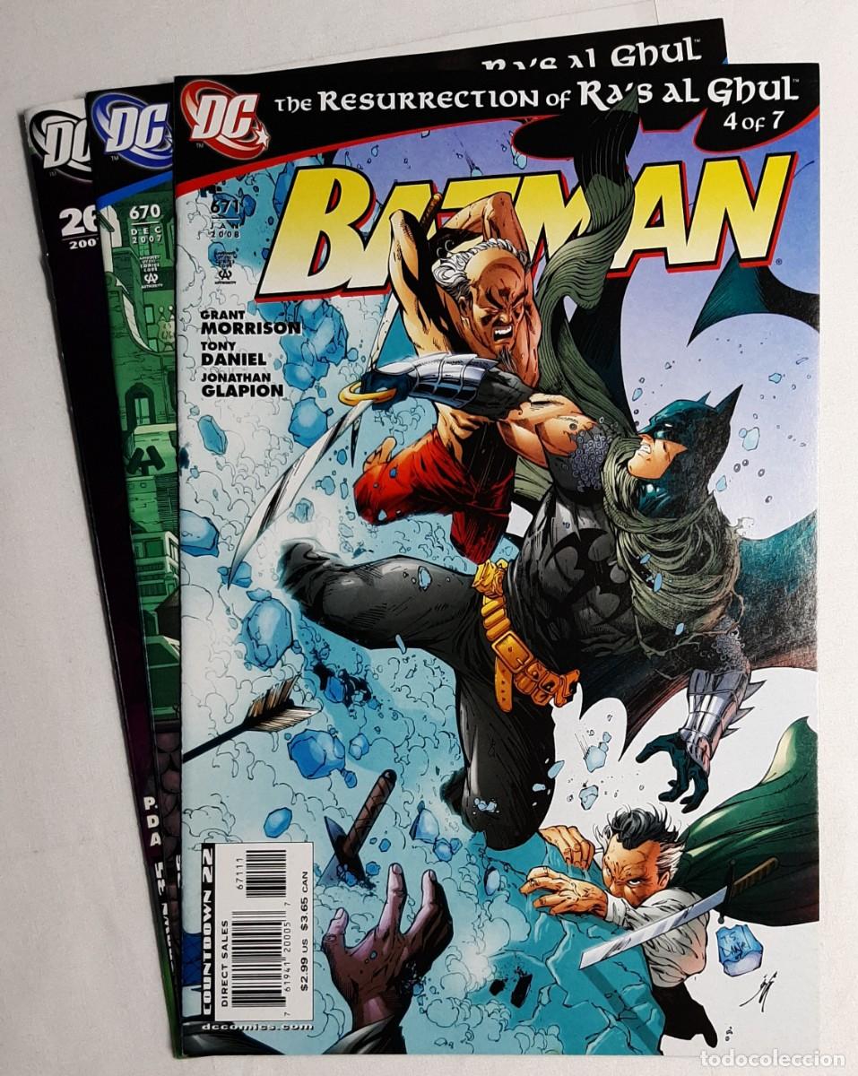 batman annual 26 + batman, 670, 671, ”the resur - Buy Antique comics from  the . on todocoleccion