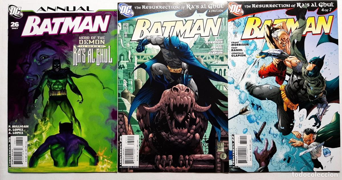 batman annual 26 + batman, 670, 671, ”the resur - Buy Antique comics from  the . on todocoleccion