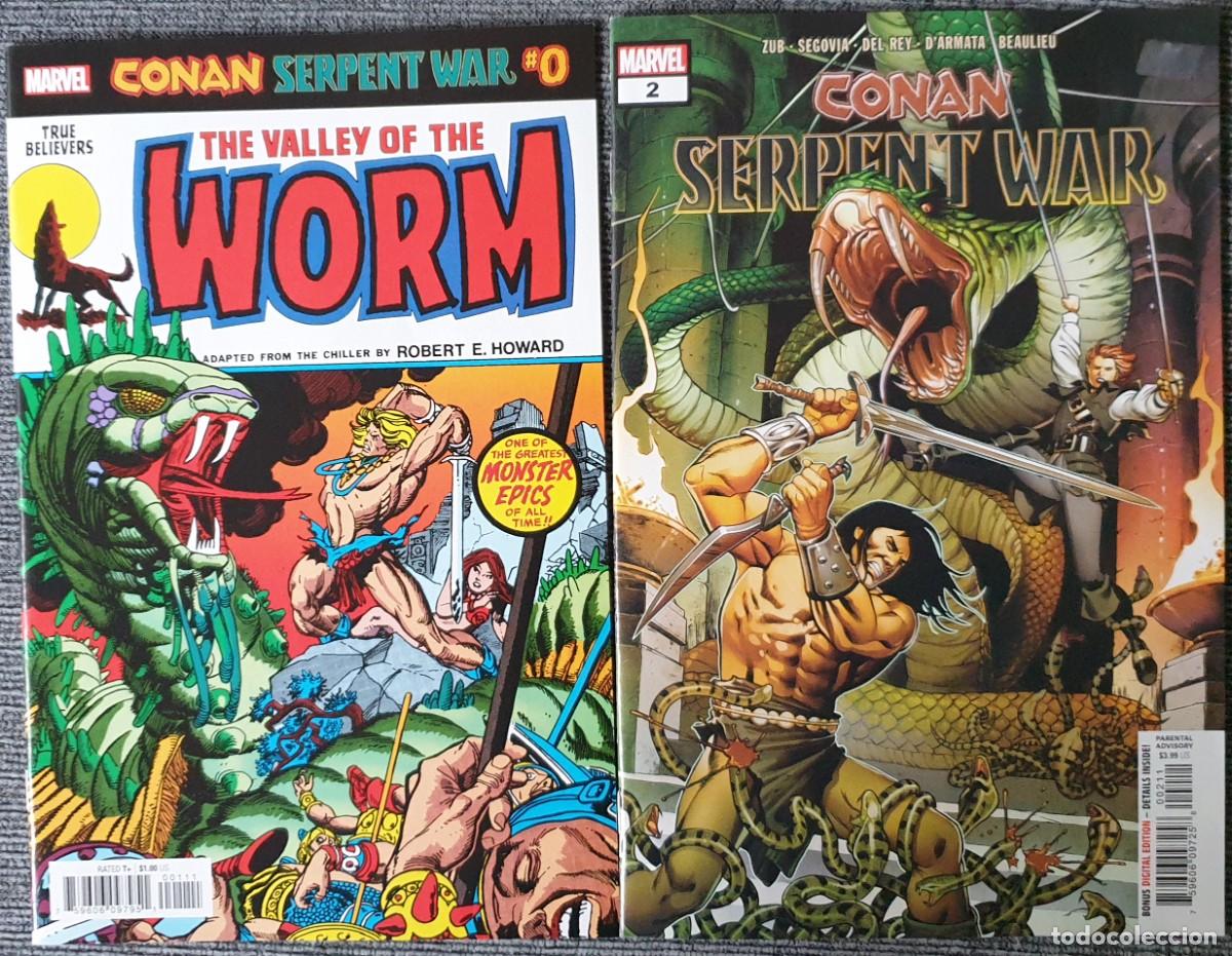 C&oacute;mics: Conan - Serpent War #0, 1 y 2 (USA, Marvel) - Foto 1