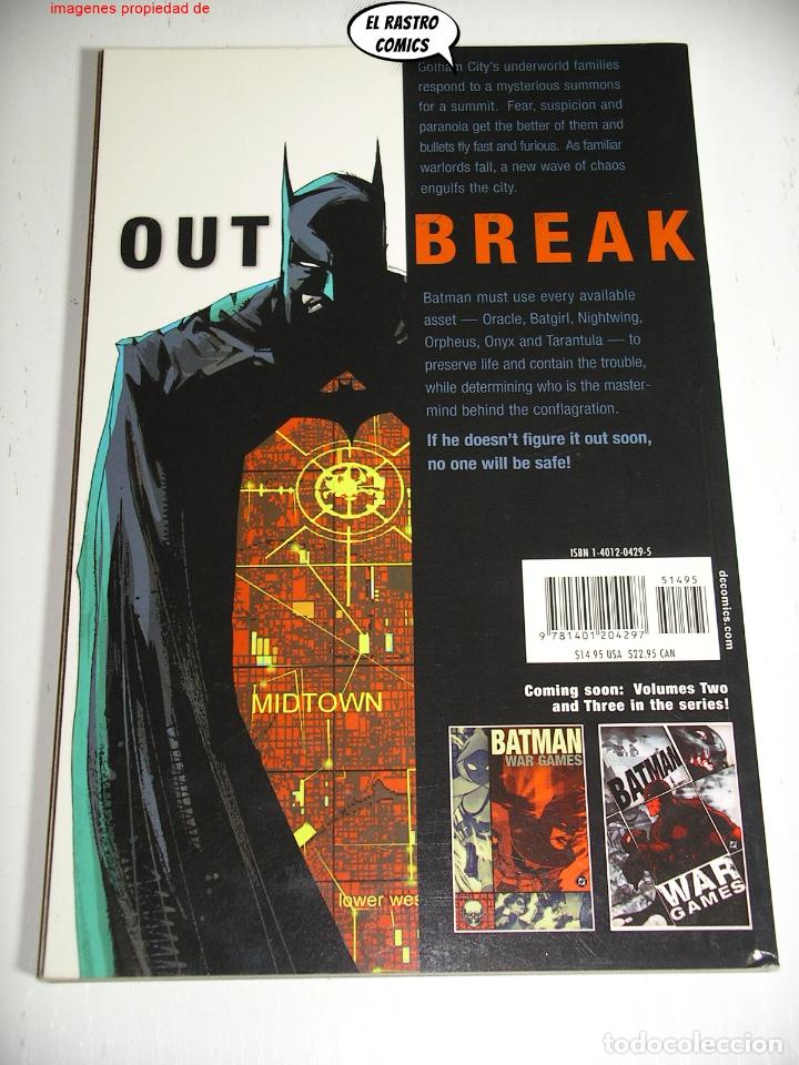 C&oacute;mics: Batman, War games, Outbreak, DC USA, TPB - Foto 3