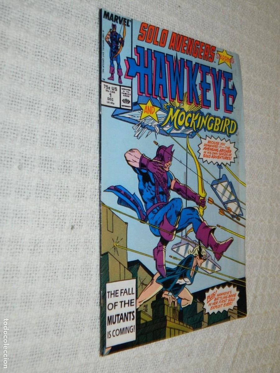 C&oacute;mics: Solo Avengers starring Hawkeye and Mockingbird #1 . MARVEL COMICS.