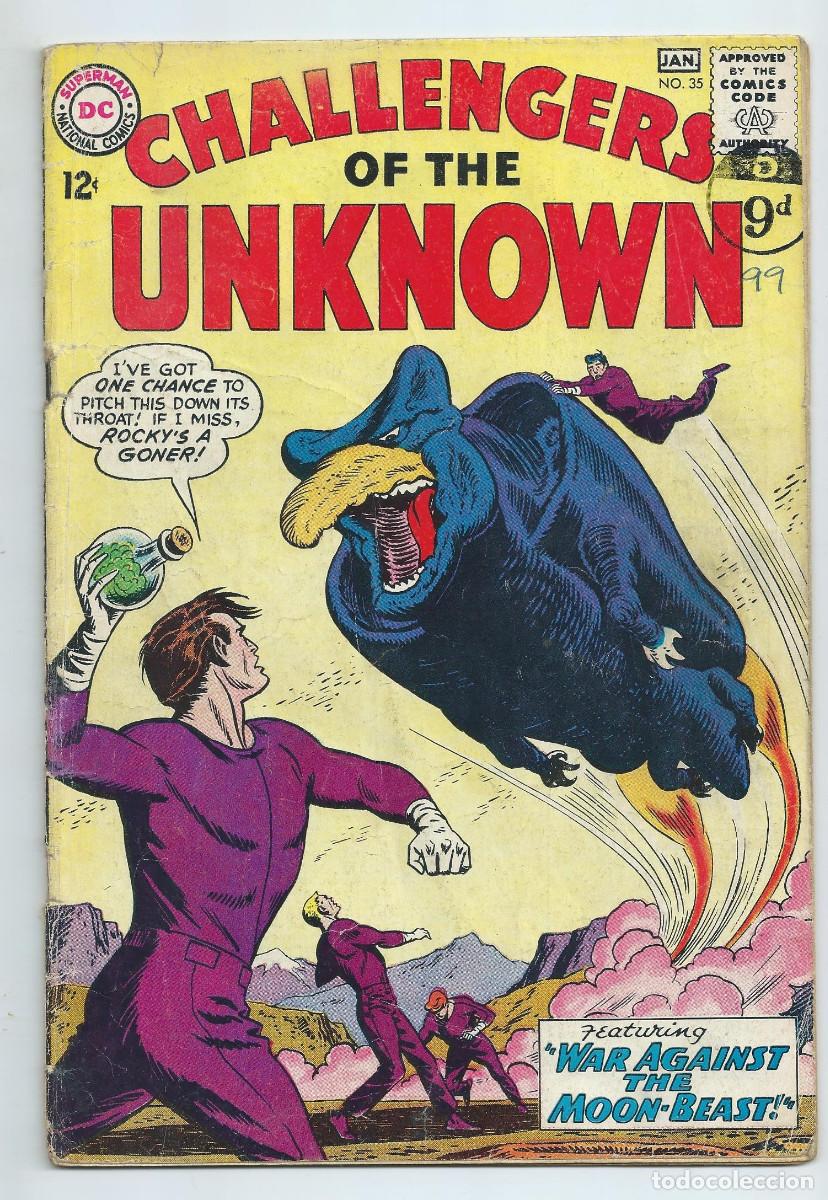Fumetti: CHALLENGERS OF THE UNKNOWN N&ordm; 35 ( 1958 -1978 SERIES. 1963). ORIGINAL DC. ACEPTABLE ESTADO