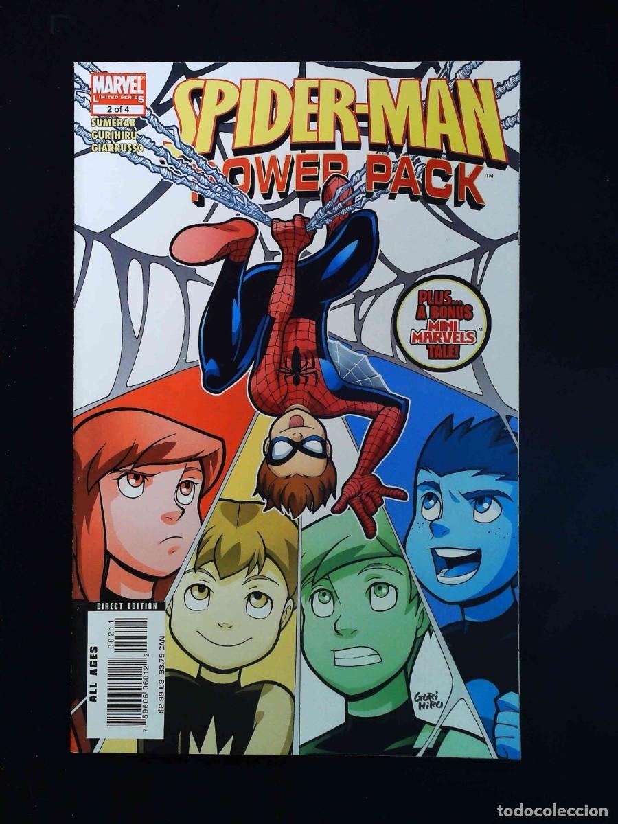 C&oacute;mics: SPIDER-MAN & POWER PACK #2 2007 Mini Series Marc Sumerak Gurihiru Marvel - Foto 1