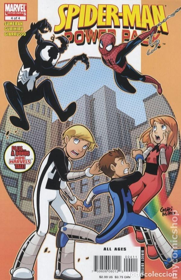 C&oacute;mics: SPIDER-MAN & POWER PACK #4 2007 Mini Series Marc Sumerak Gurihiru Marvel - Foto 1
