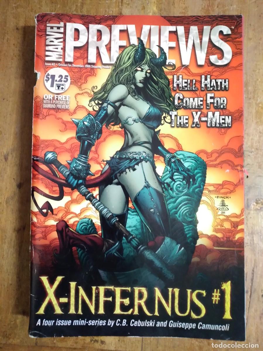 C&oacute;mics: Marvel Previews X-Infernus #1 N&deg;62 USA Marvel - Foto 1