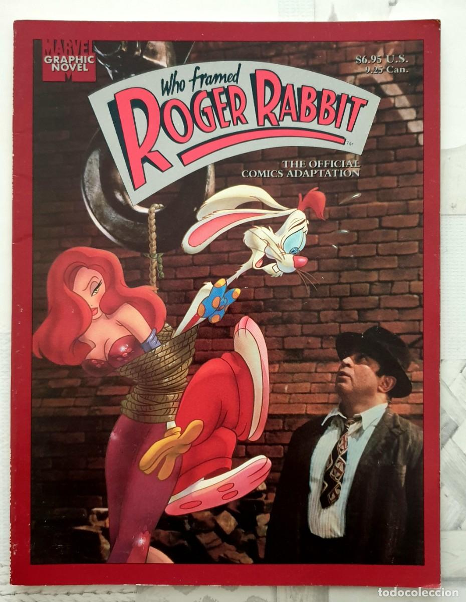 C&oacute;mics: MARVEL GRAPHIC NOVEL. WHO FRAMED ROGER RABBIT. Original en ingles. Marvel Comics 1988 - Foto 1