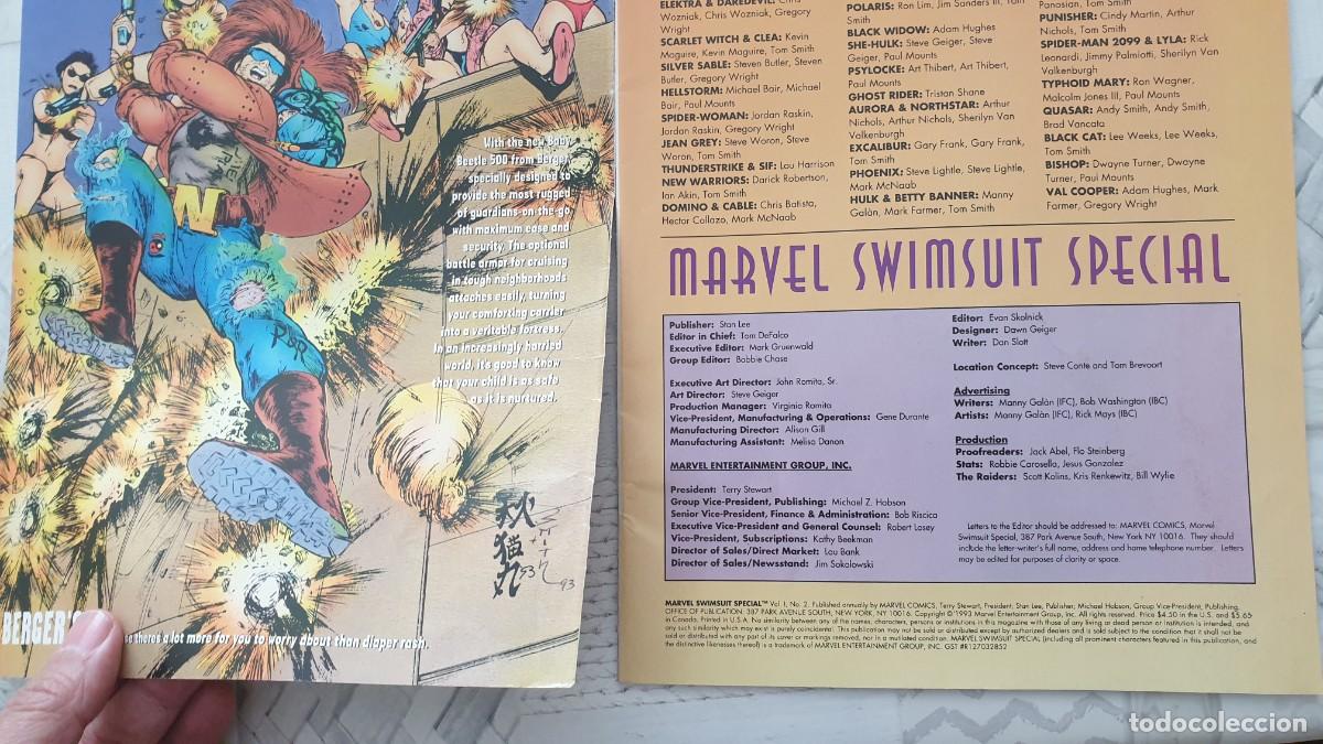 C&oacute;mics: MARVEL SWIMSUIT SPECIAL # 2. Original en ingles. Marvel Comics 1993 - Foto 3