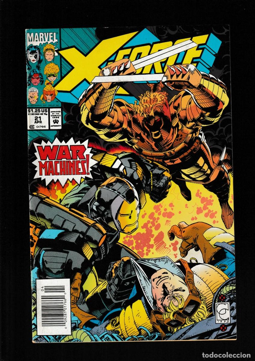 C&oacute;mics: X-FORCE 21 - MARVEL 1993 VFN / SHIELD / VS WAR MACHINE - Foto 1