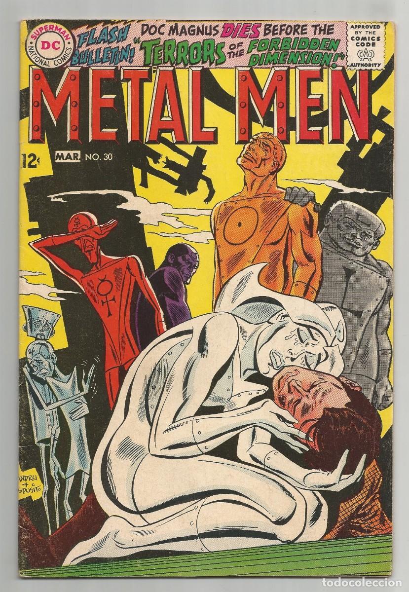 C&oacute;mics: METAL MEN #30, 35 (FN), lote de 2 DC COMICS 1968