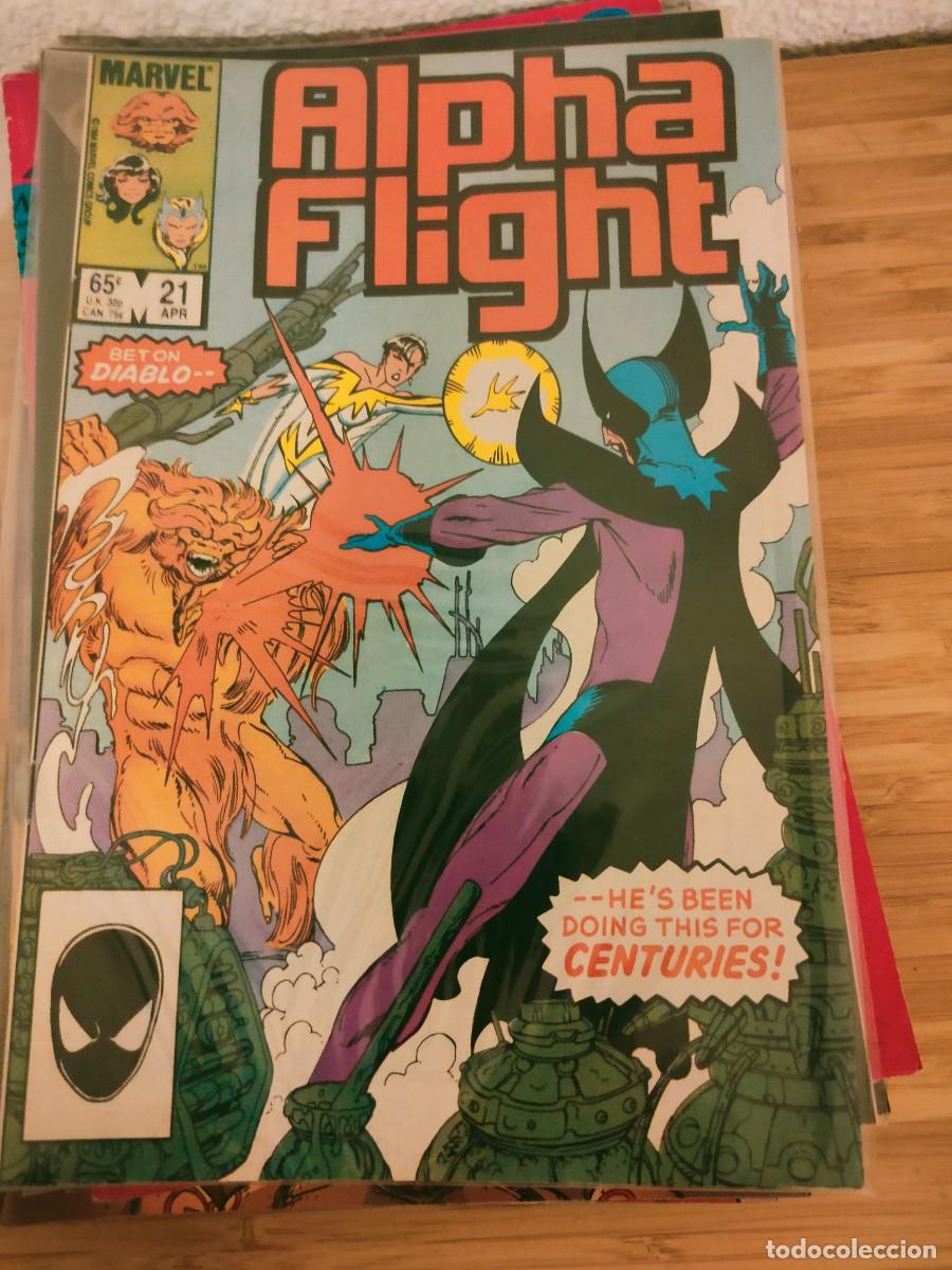 Comics: Alpha Flight 21 vol 1 Marvel 1983 Series