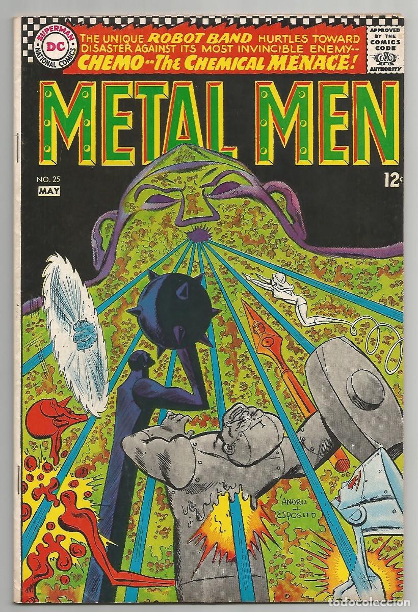 C&oacute;mics: METAL MEN #25, 28 (FN+ a FN/VF), DC COMICS 1967
