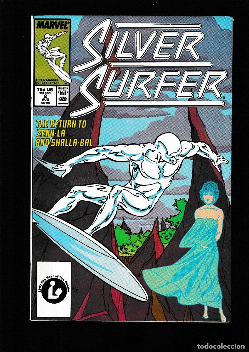 C&oacute;mics: SILVER SURFER 2 - MARVEL 1987 VFN+ / STEVE ENGLEHART & MARSHALL ROGERS - Foto 1