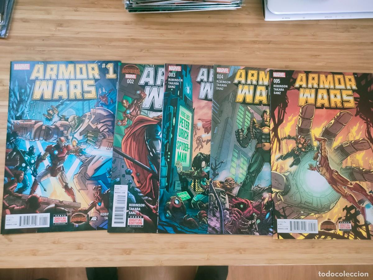 C&oacute;mics: Armor Wars Complete 1 2 3 4 5 Marvel Secret Wars
