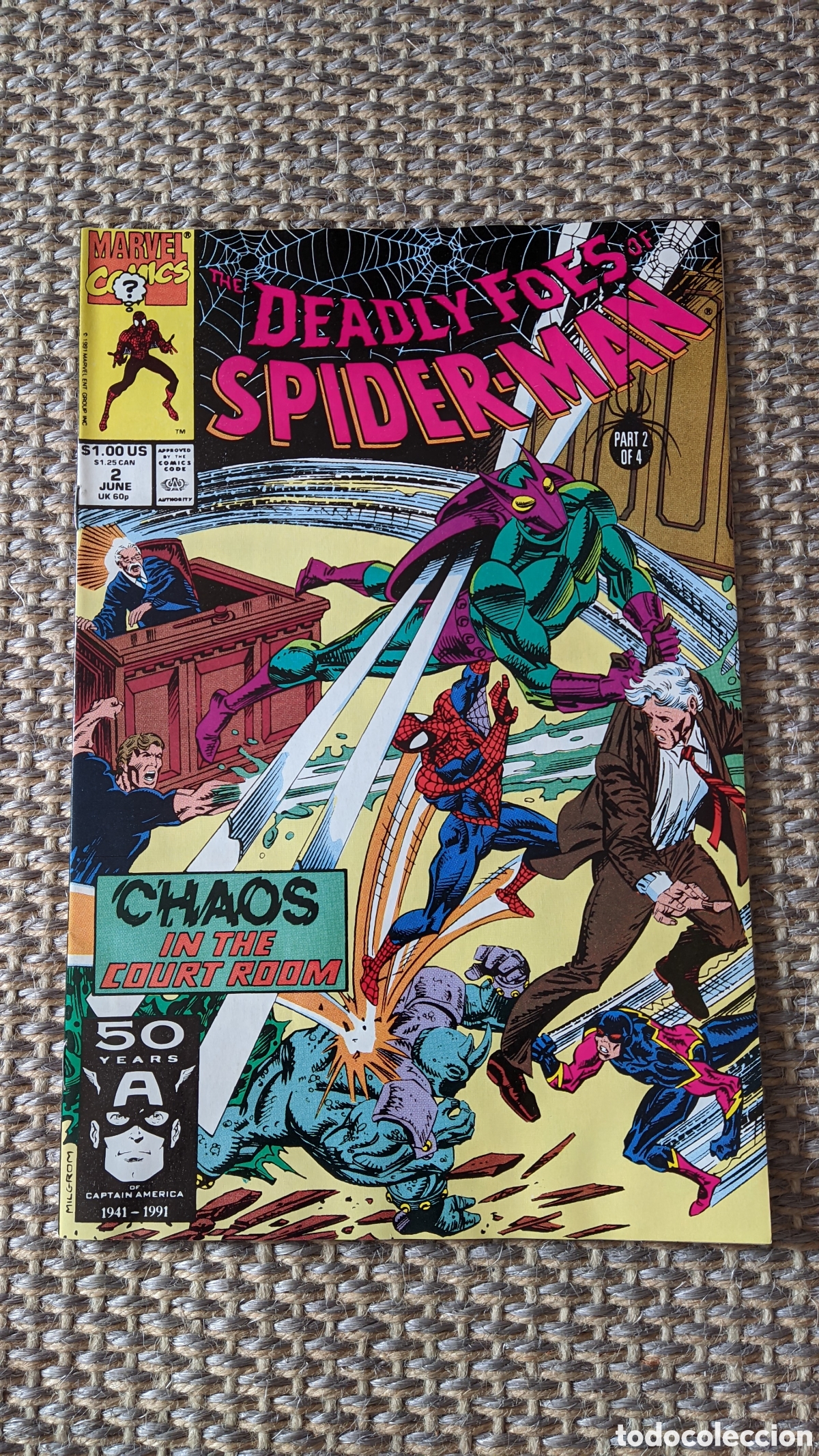 C&oacute;mics: Deadly Foes of Spider-Man 2 Marvel 1991
