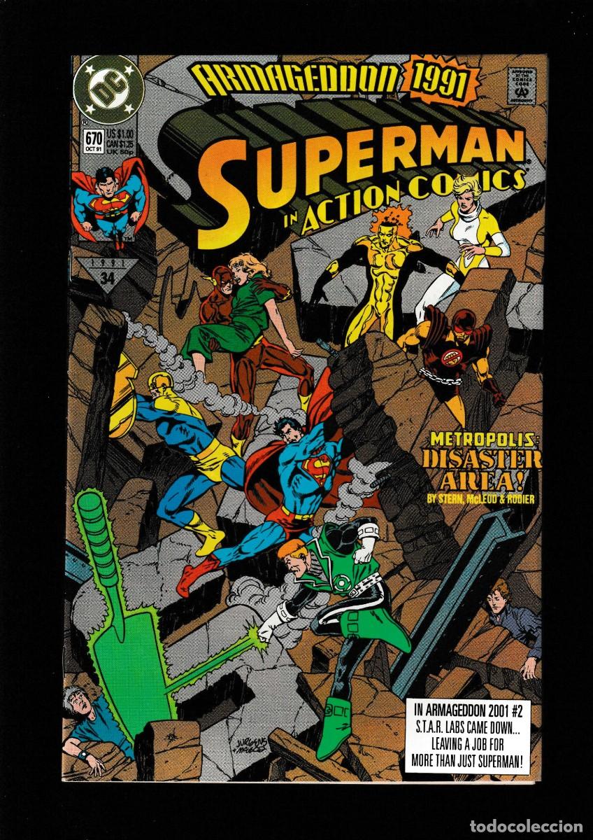 C&oacute;mics: ACTION COMICS 670 SUPERMAN - DC 1991 VFN - Foto 1