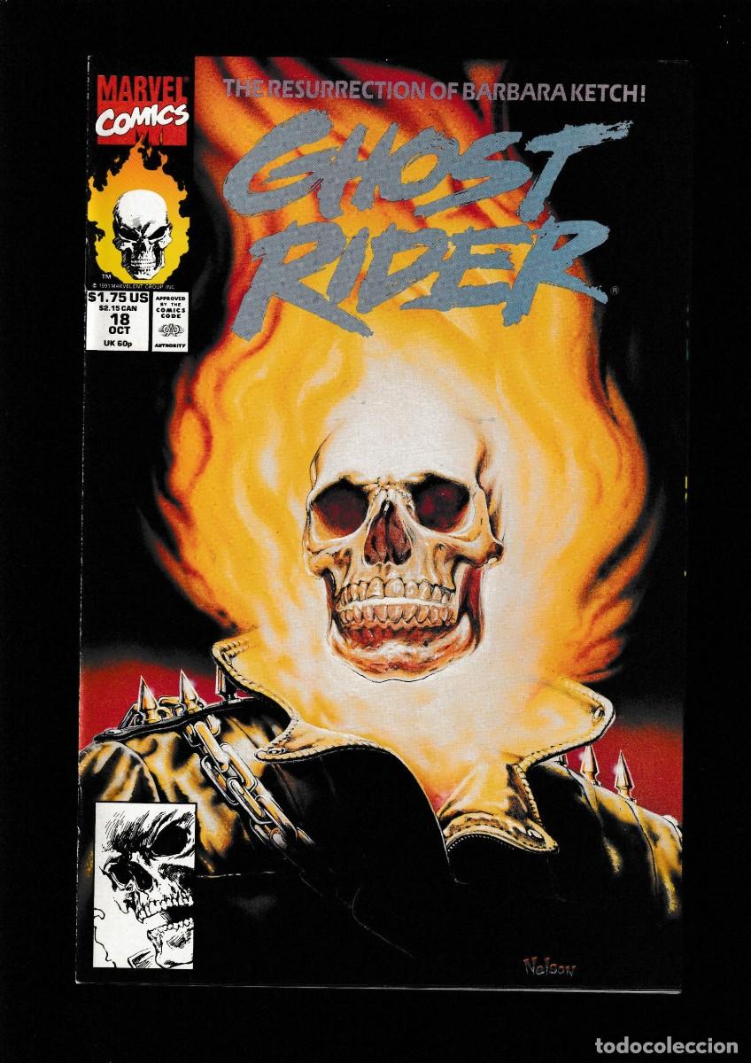 C&oacute;mics: GHOST RIDER 18 - MARVEL 1991 VFN/NM - Foto 1