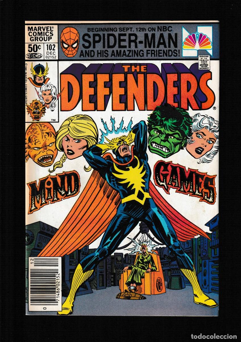 C&oacute;mics: DEFENDERS 102 - MARVEL 1981 VFN / NIGHTHAWK / VALKYRIE / GARGOYLE - Foto 1