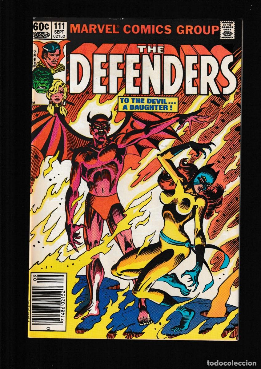 C&oacute;mics: DEFENDERS 111 - MARVEL 1982 VFN / HELLCAT MEETS THE DEVIL - Foto 1
