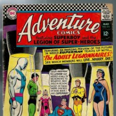 Cómics: ADVENTURE COMICS Nº 354 - MARCH 1967 - DC COMICS - ORIGINAL - SUPERMAN AND OTHER 19 LEGIONNAIRES