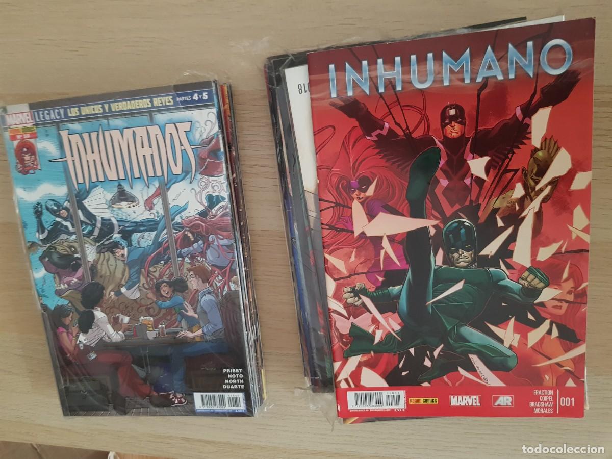 C&oacute;mics: LOS INHUMANOS 50 N&Uacute;MEROS (COMPLETA ) PANINI - Foto 1