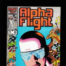 Cómics: ALPHA FLIGHT 40 - MARVEL 1986 VFN- / MARVEL 25TH ANNIVERSARY COVER