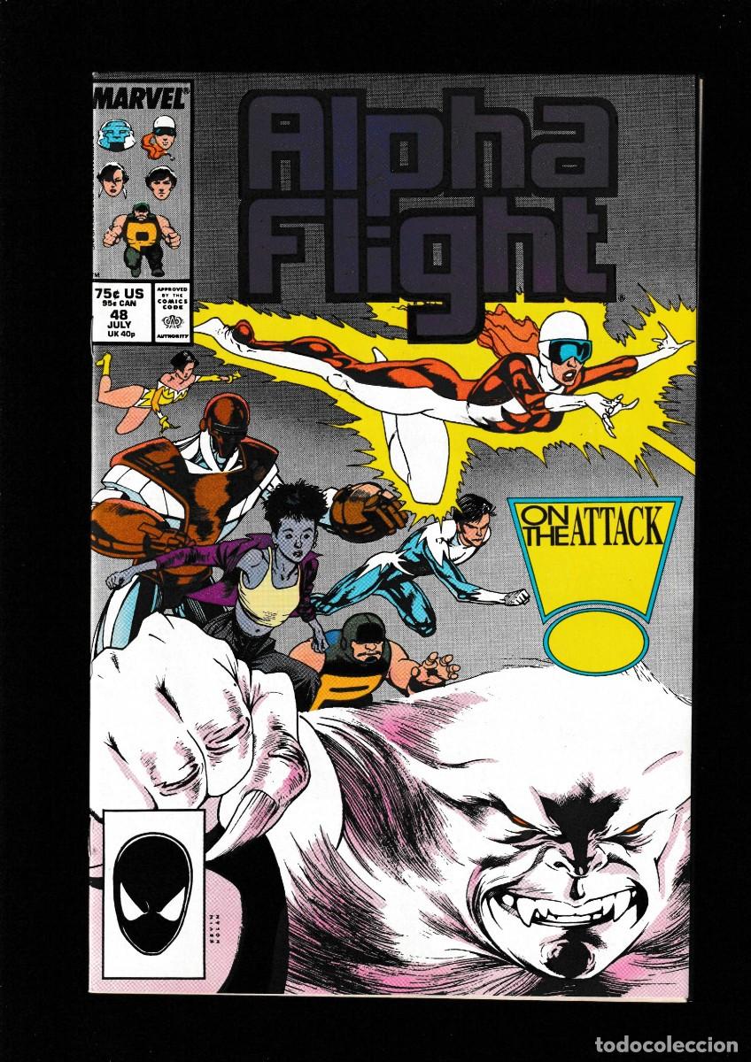 C&oacute;mics: ALPHA FLIGHT 48 - MARVEL 1987 VFN/NM - Foto 1