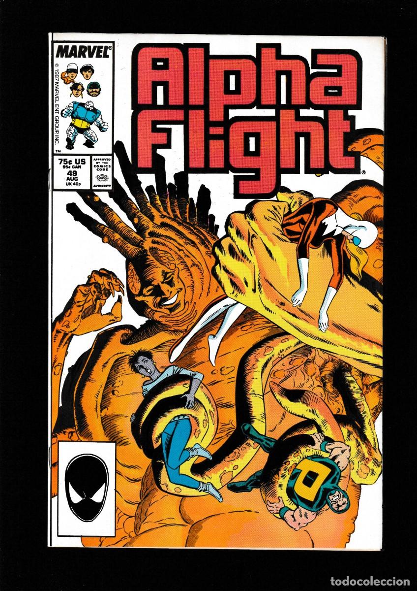 C&oacute;mics: ALPHA FLIGHT 49 - MARVEL 1987 VFN/NM / 1ST BOX - Foto 1