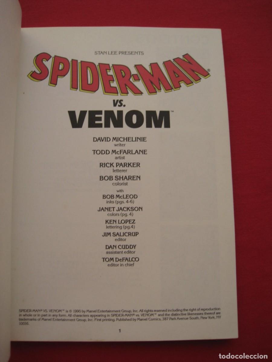 C&oacute;mics: SPIDER-MAN VS. VENOM - MARVEL COMICS - EN INGLES. - Foto 6