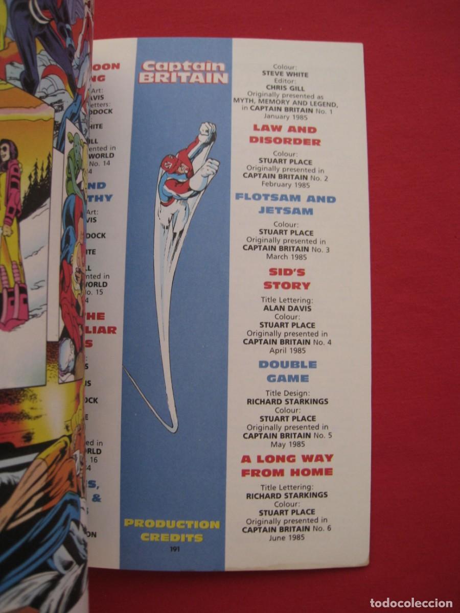 C&oacute;mics: CAPTAIN BRITAIN - BEFORE EXCALIBUR - MARVEL COMICS - EN INGLES. - Foto 18