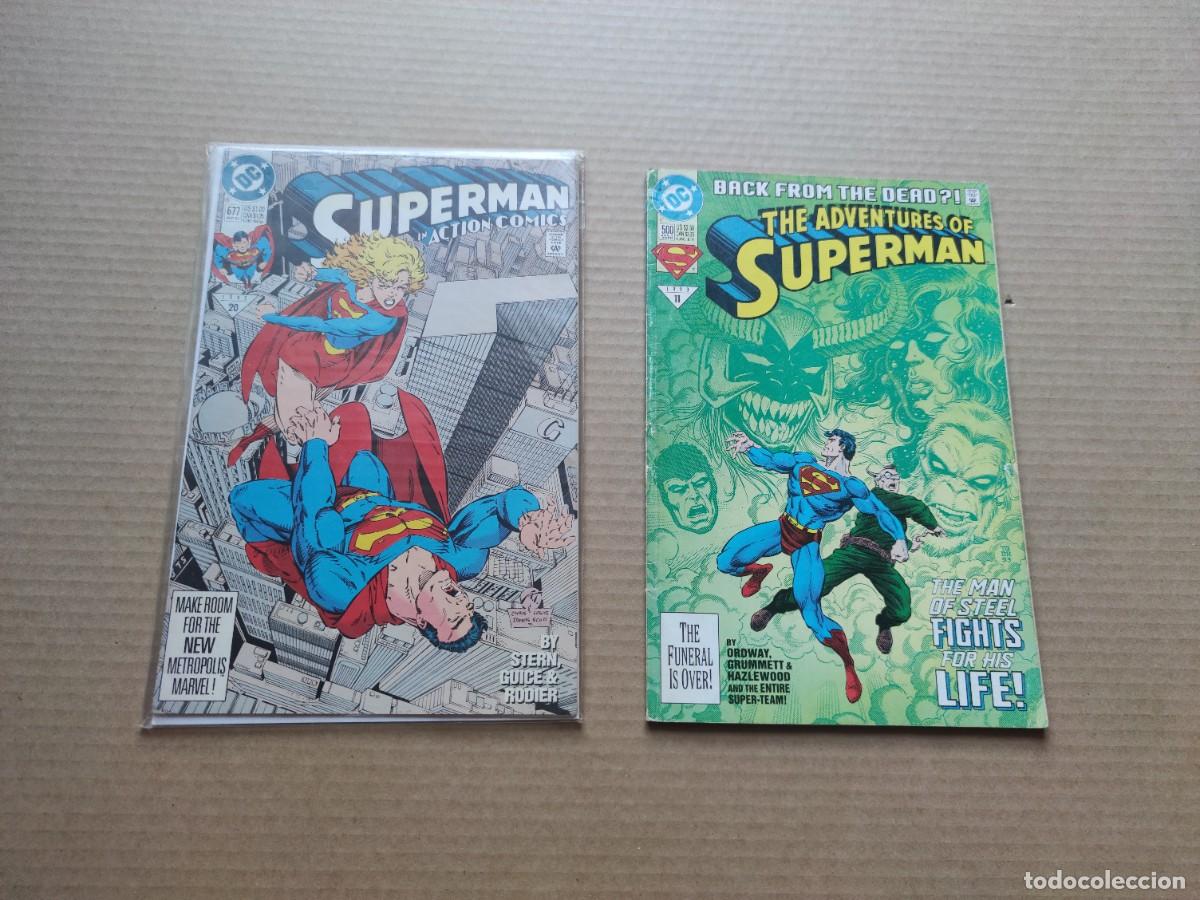 C&oacute;mics: SUPERMAN USA 677 Y 500 DC COMICS - Foto 1